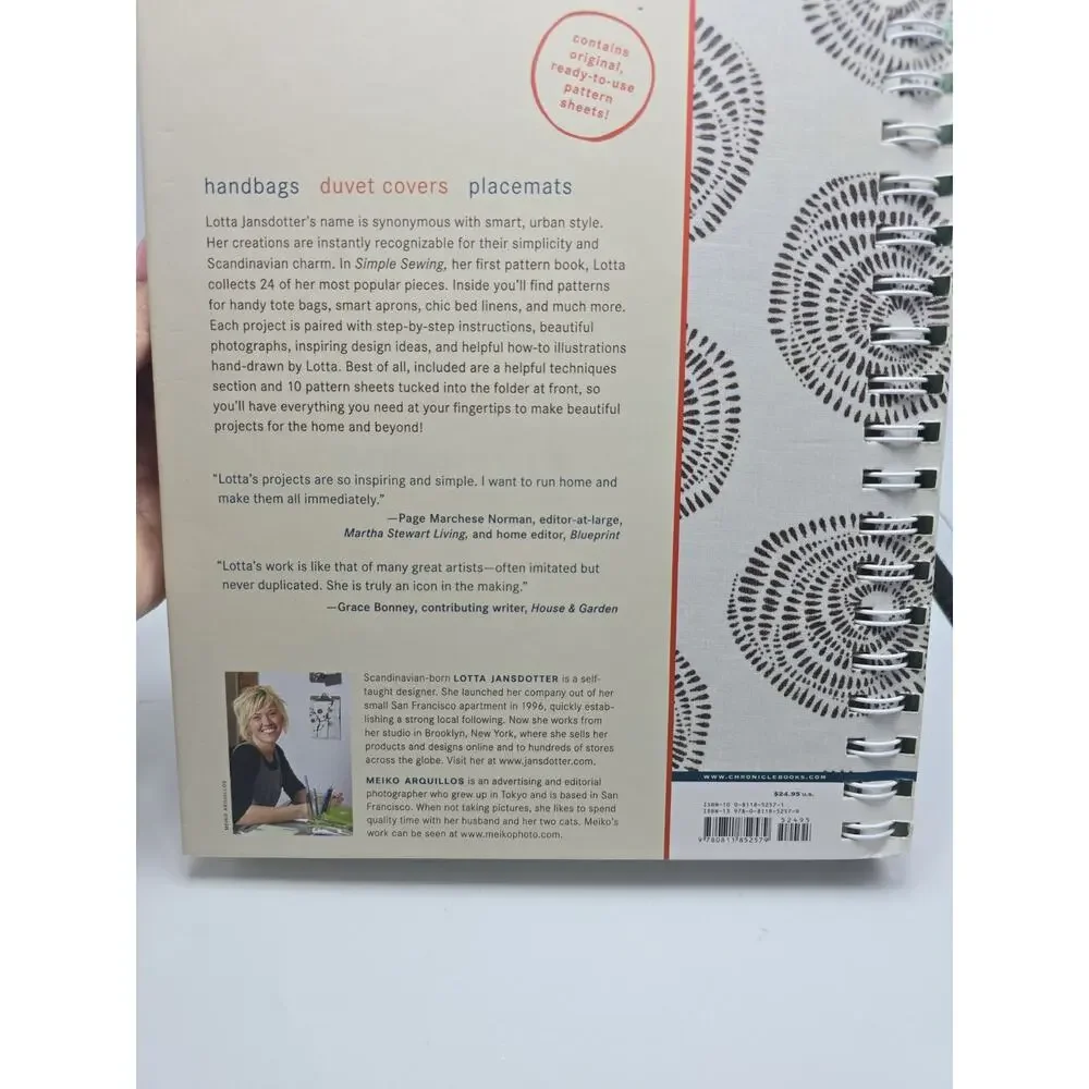 Lotta Jansdotter's Simple Sewing: Patterns and How-To for 24 Fresh and Easy Pro